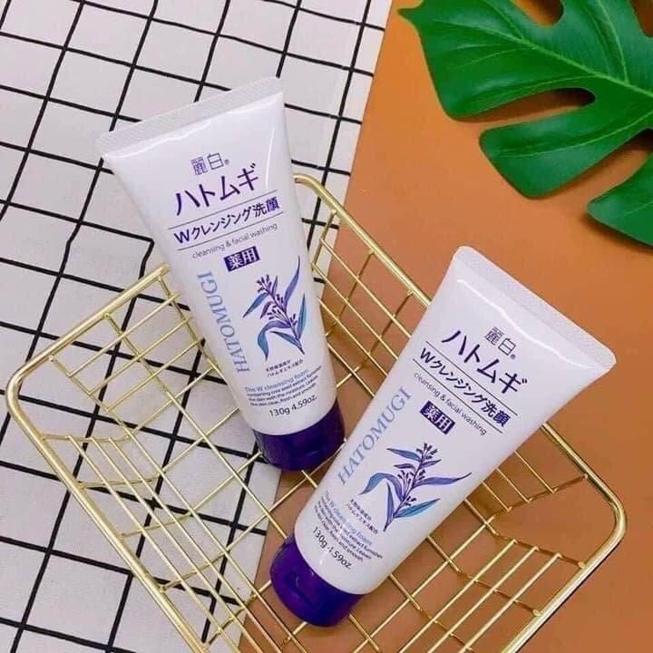 Sữa rửa mặt ý dĩ Hatomugi Naturie Nhật Bản 130g/170g