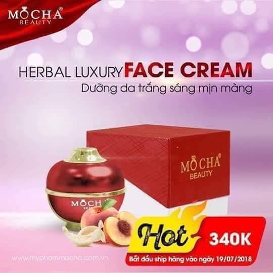 [HCM]KEM FACE NHẠY CẢM MOCHA - Kem dưỡng trắng da cho da nhạy cảm