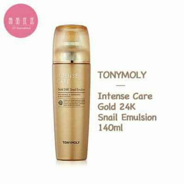 Sữa dưỡng da chống lão hóa nhớt ốc sên vàng 24K TonyMoly Intense Care Gold 24k Snail Emulsion