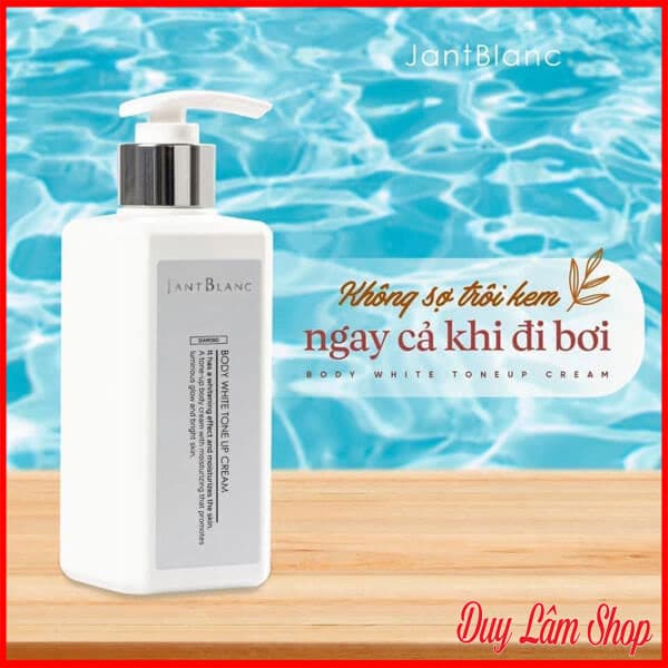 Kem dưỡng thể Kim Cương Jant blanc body white tone up cream