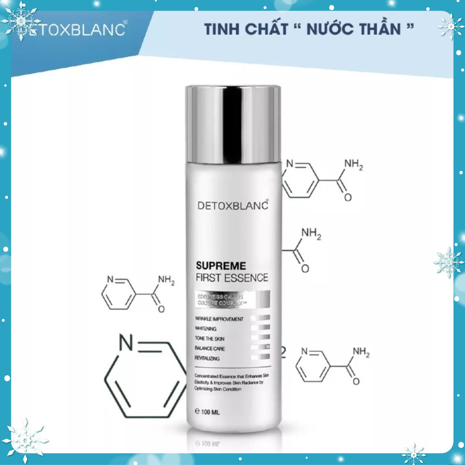 Tinh Chất Dưỡng Trắng Chống Lão Hóa Detox Blanc- Supreme First Essence