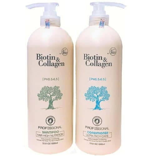 [ HÀNG CHÍNH HÃNG] Cặp dầu gội xả Biotin collagen (Dung tích mỗi chai 1000 ml)