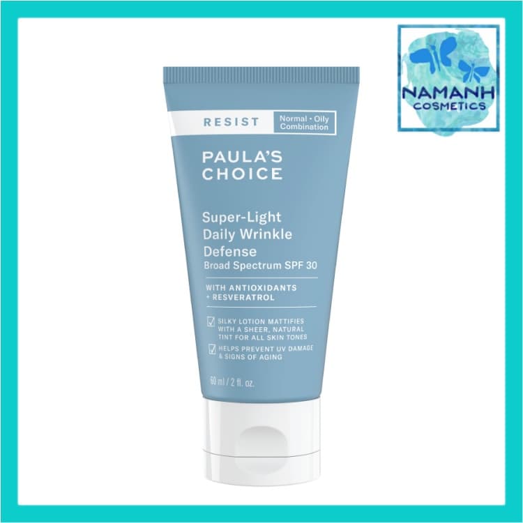 Kem dưỡng chống lão hóa Paulas Choice Resist Super-Light Daily Wrinkle Defense SPF30 (60ml)