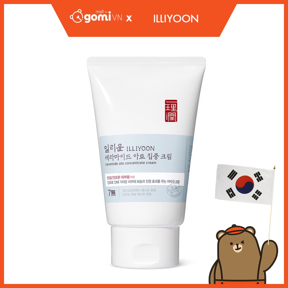 [HCM]Kem Dưỡng Da ILLIYOON Ceramide Ato Concentrate Cream 200ml GomiMall
