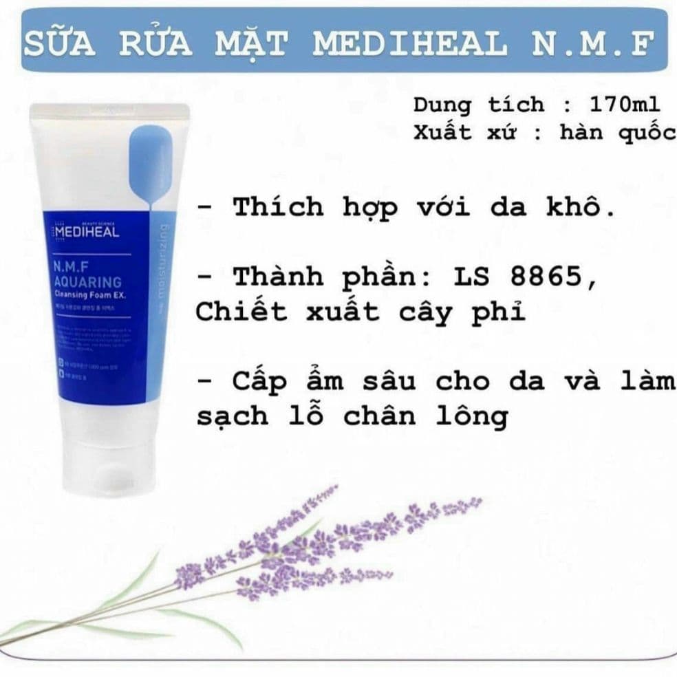 Sữa rửa mặt Mediheal cleaning foam Hàn Quốc 170ml