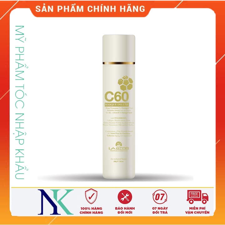 [HCM]Kem Dưỡng Tóc Diệu Kỳ C60 Masque Deluxe 200Ml