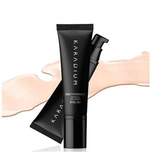Kem nền Che Khuyết Điểm Karadium Triple Foundation Spf30 Pa++ dạng túy 50g