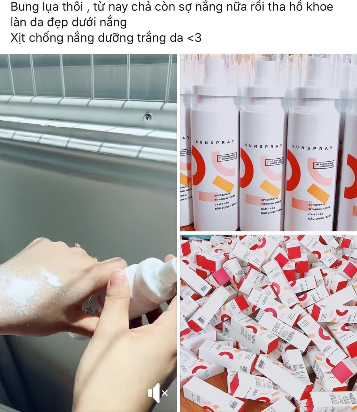 Kem Chống Nắng THE MIRACLE - MÚI XÙ Dạng Xịt