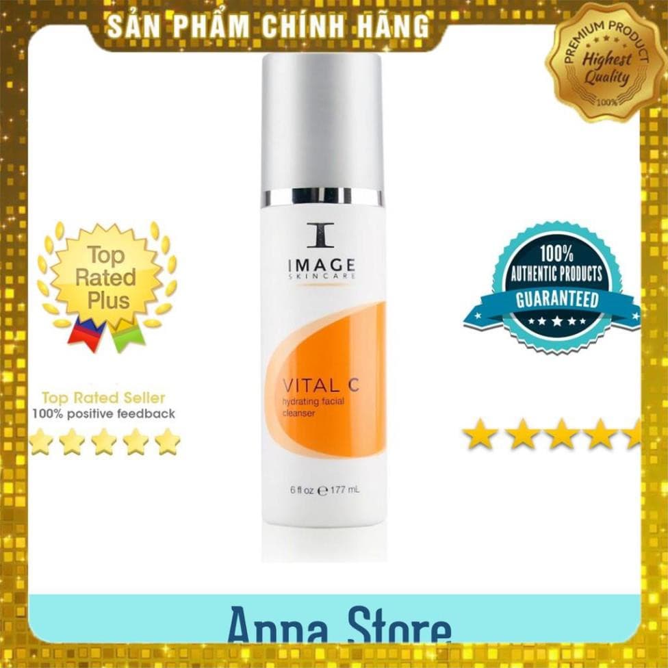 sữa rửa mặt dưỡng ẩm Image Skincare Vital C Hydrating Facial Cleanser