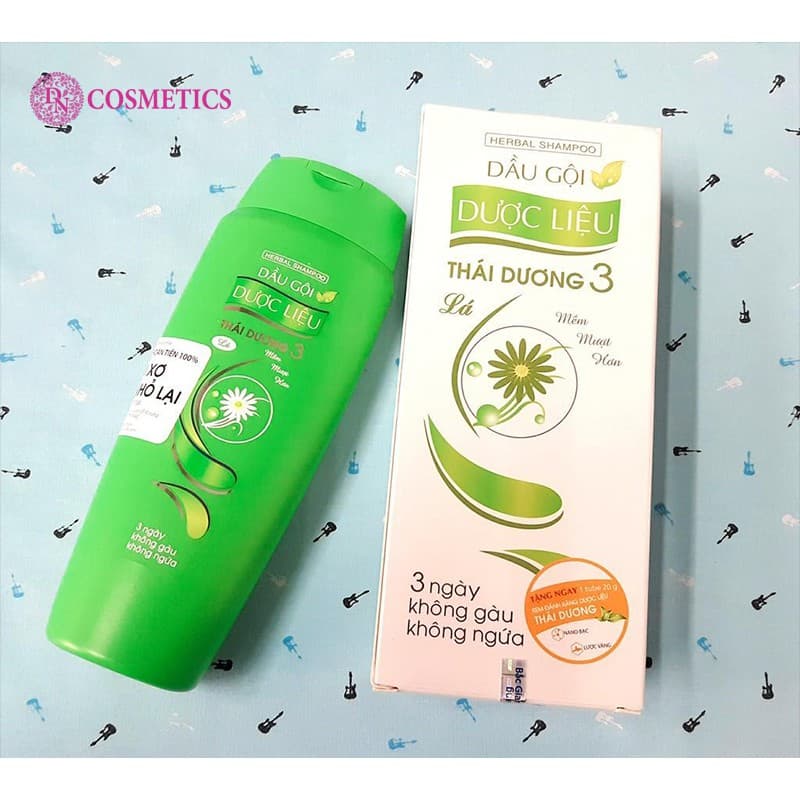 Dầu gội dược liệu Thái Dương 3 hương lá 200ml