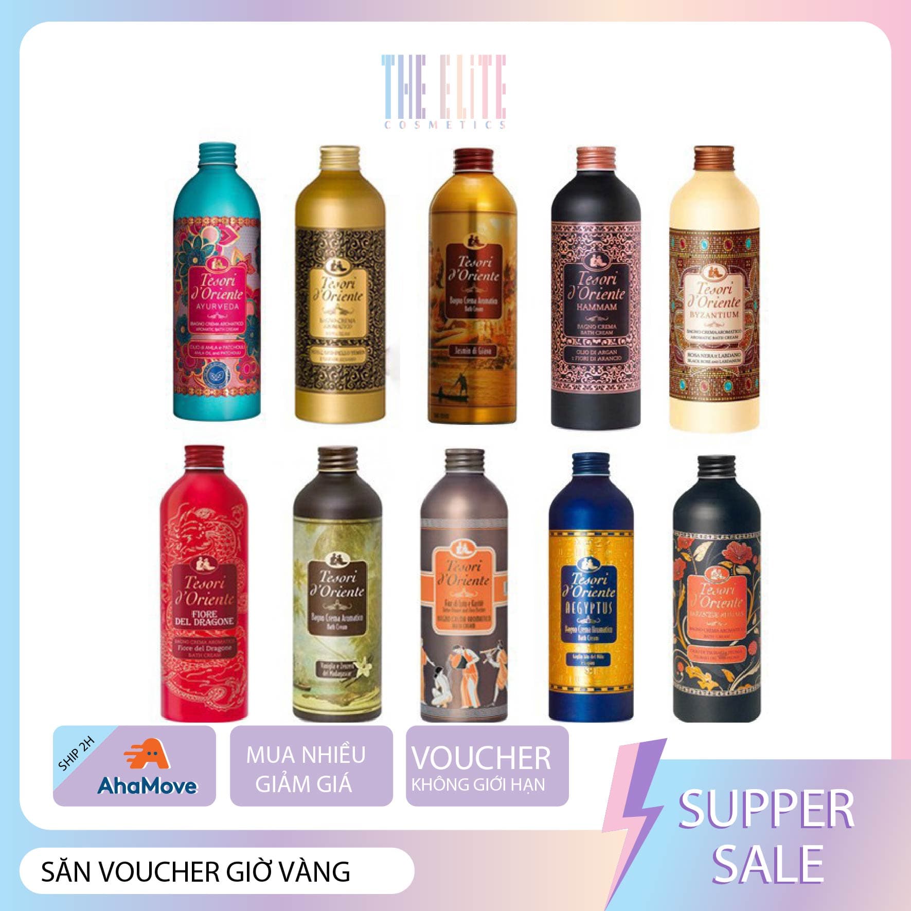 [HCM]Sữa tắm nước hoa xích Ý Te.sori doriente - Nồng nàn quyến rũ lưu hương lâu (500ml)