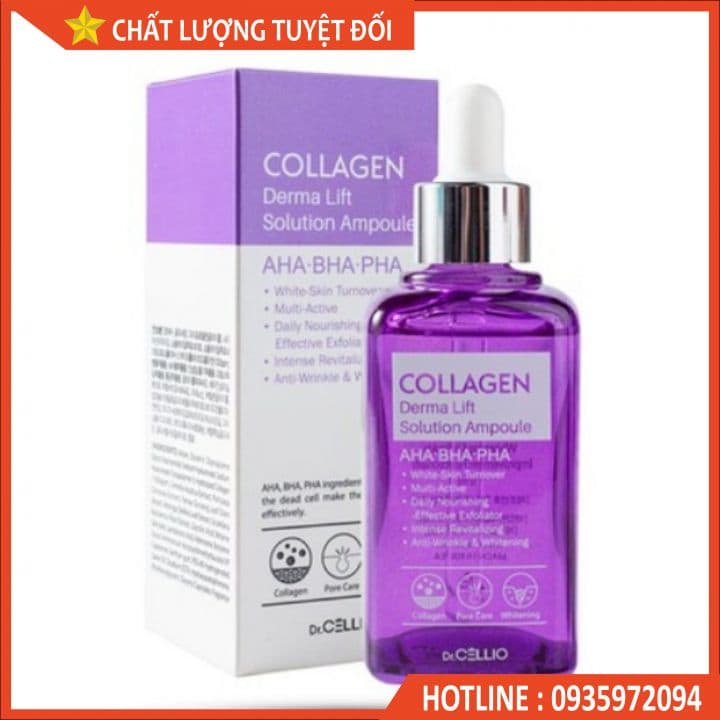 Serum tinh chất Collagen Derma Lift Solution Ampoule Dr. Cellio (50ml)