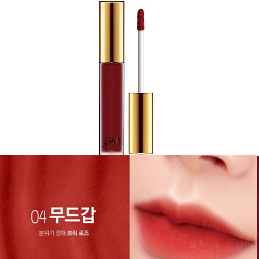 Son kem lì mềm môi Bbia Last Velvet Lip Tint Hàn Quốc 5ml (#04 - Đỏ cam)