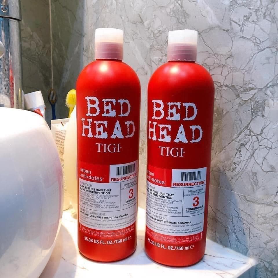 Cặp dầu gội xả Tigi đỏ