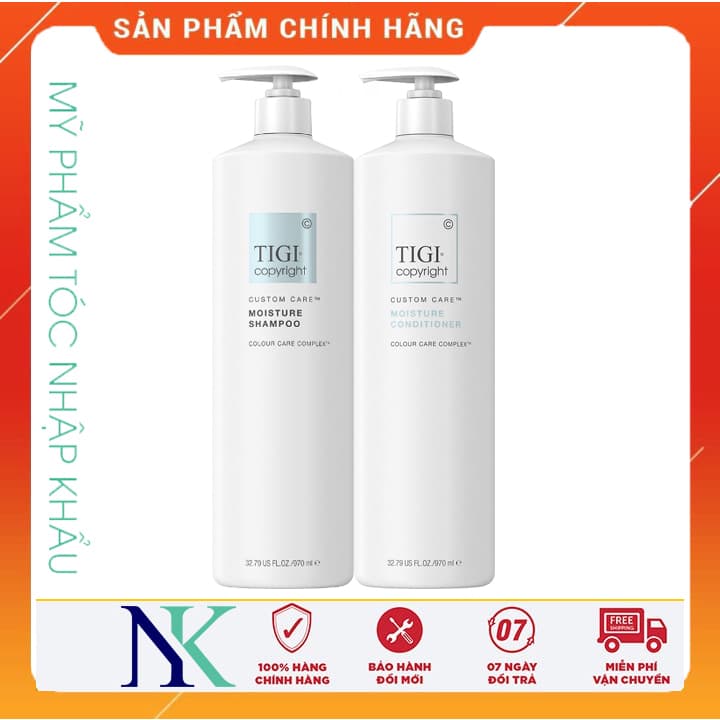 [HCM]Dầu Gội Xã Dưỡng Ẩm Tigi Costom Care Moisture 970Ml