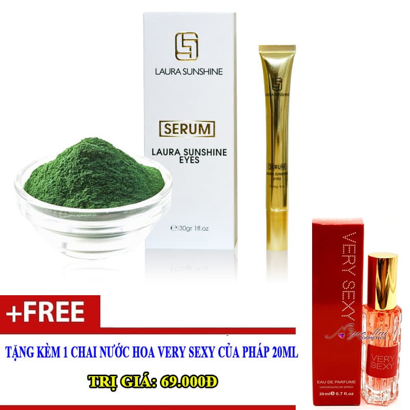 [HCM] Serum Eyes chống quầng thâm mắt và xóa vết chân chim LAURA SUNSHINE - 30g