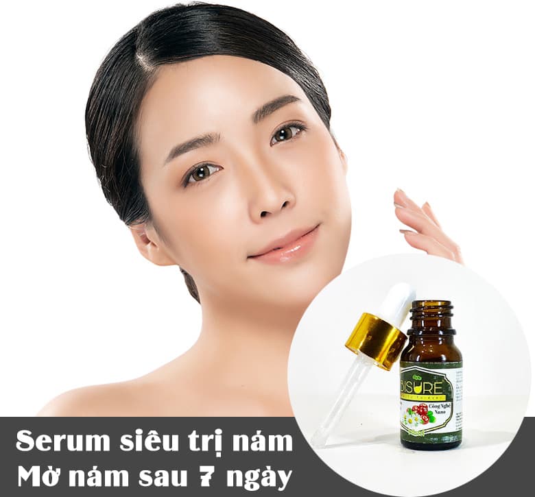 Serum mờ nám Bisure 30ml/ Tri nám trắng da/ Tri nám tàn nhang