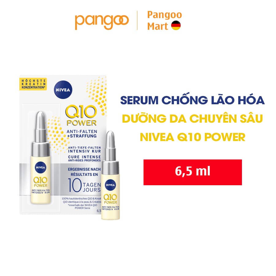 [HCM]Serum Chống L&atildeo H&oacutea Dưỡng Da Chuy&ecircn S&acircu Nivea Q10 Power (65ml)-Đức