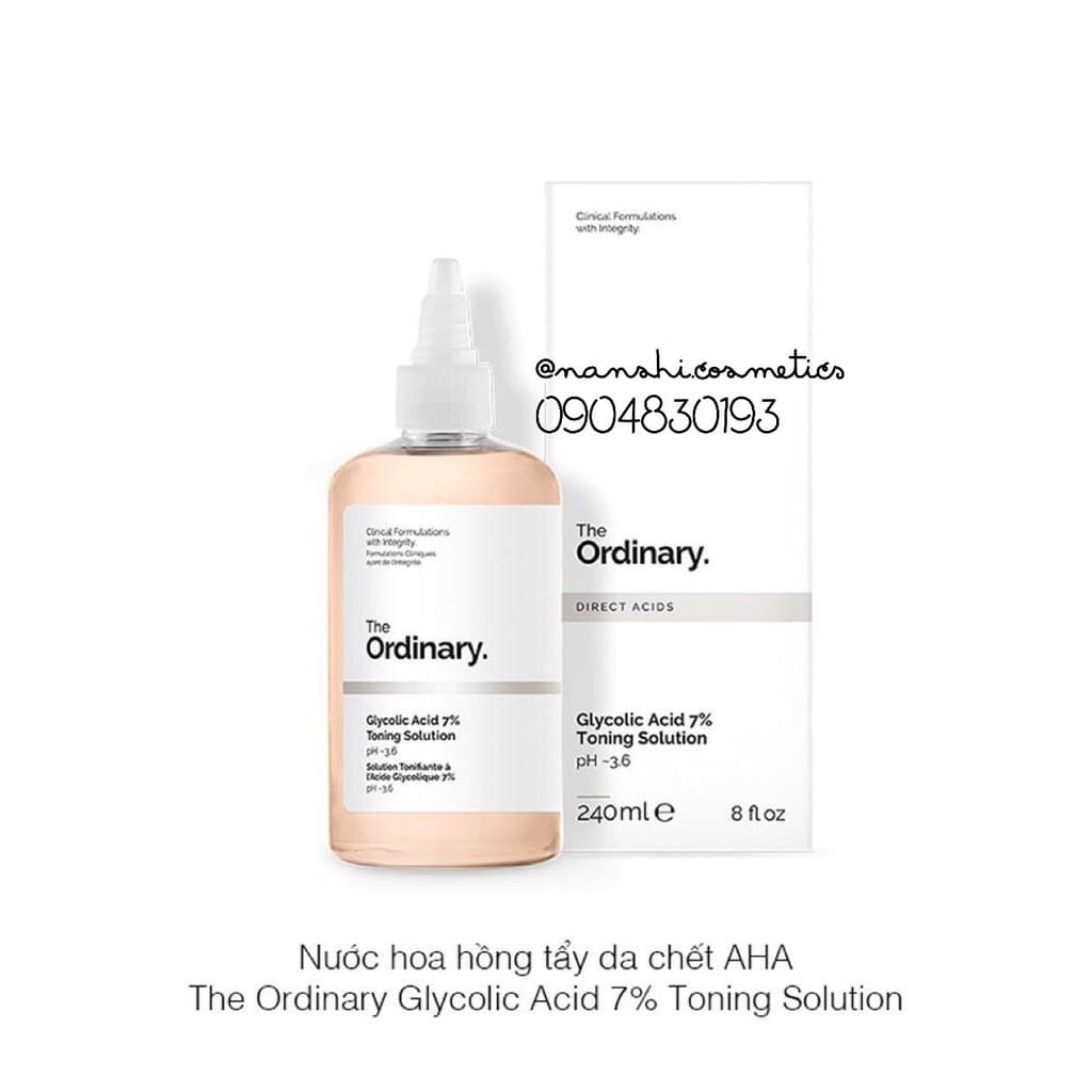 Toner The Ordinary Aha Glycolic Acid 7% 240ml