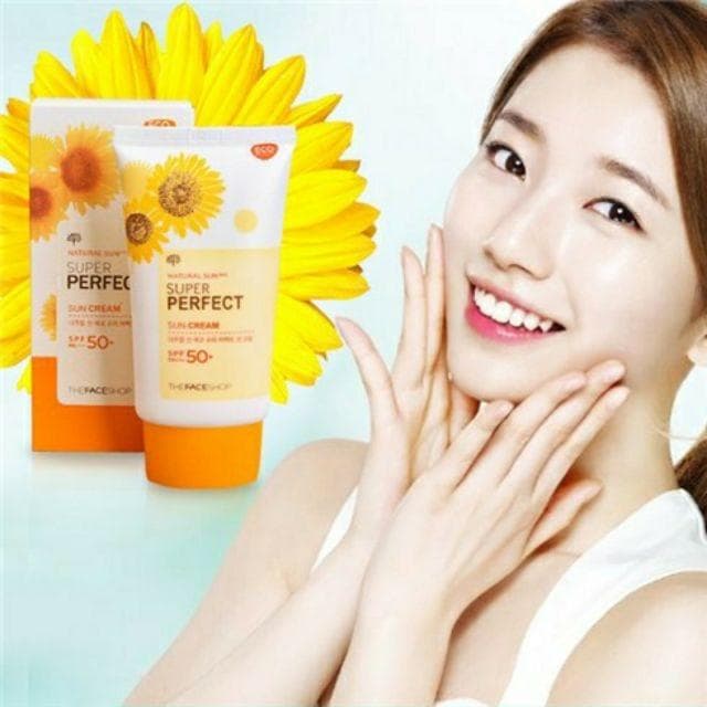 [HCM][XẢ KHO] - Kem Chống Nắng The Face ShopKem Nền Dưỡng Trắng Da 50ml SPF 50+