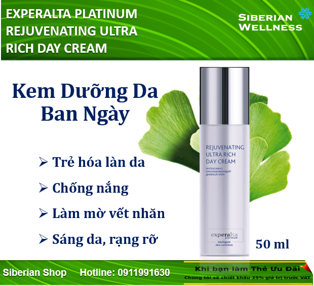 Kem dưỡng ban ngày Experalta Platinum Rejuvenating Ultra Rich Day Cream 50ml - 408373