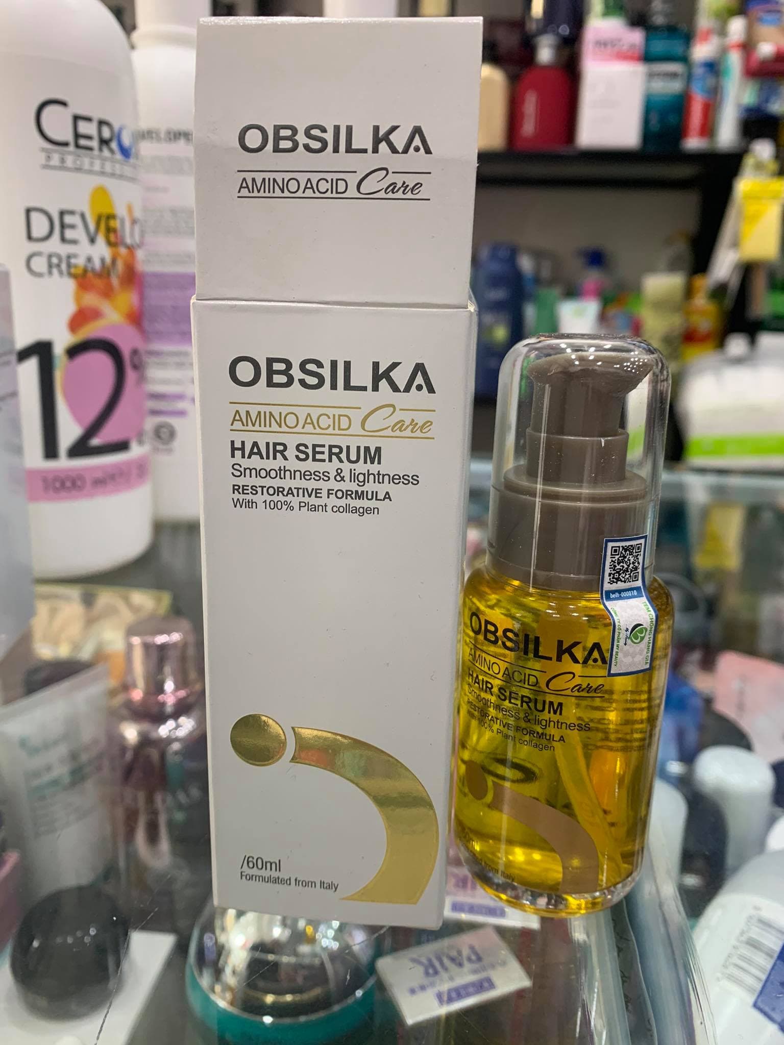 TINH DẦU SERUM DƯỠNG TÓC OBSILKA 60ML