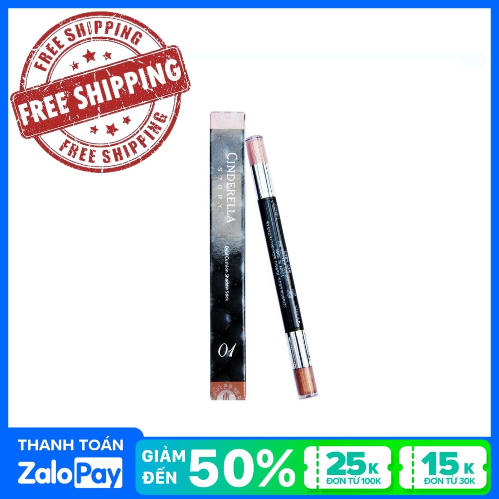[HCM]Phấn mắt hai đầu dạng vặn Cinderella story Dual Cushion shadow stick