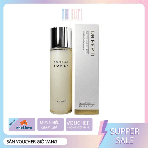 [HCM]Nước hoa hồng se khít lỗ chân lông phục hồi tế bào da Dr Pepti Centella Toner 180ml