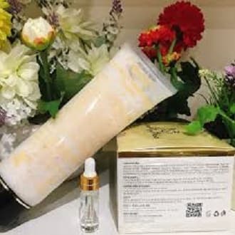 Bộ 3 dưỡng body gồm: Body collagen x3 luxury tẩy tế bào chết HQ và serum kích trắng Sakimy (Chính hãng)