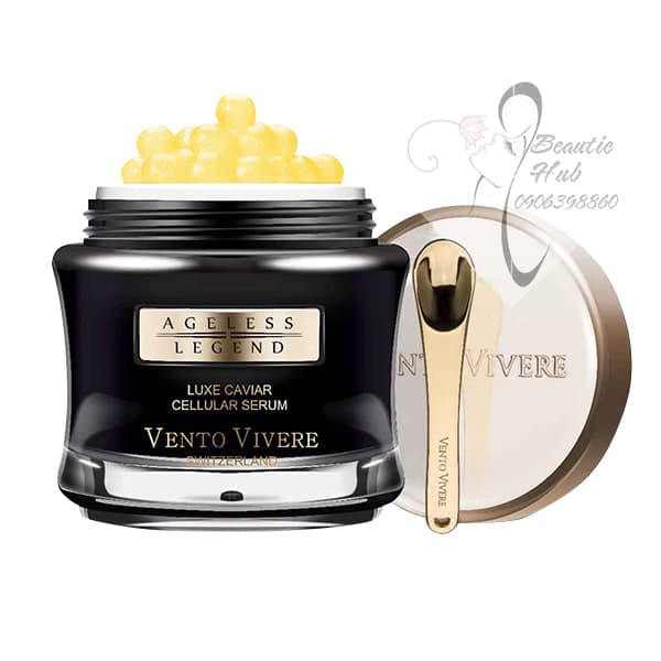 [HCM]Kem dưỡng da trứng cá tầm Vento Vivere Luxe Caviar Thụy Sĩ cao cấp