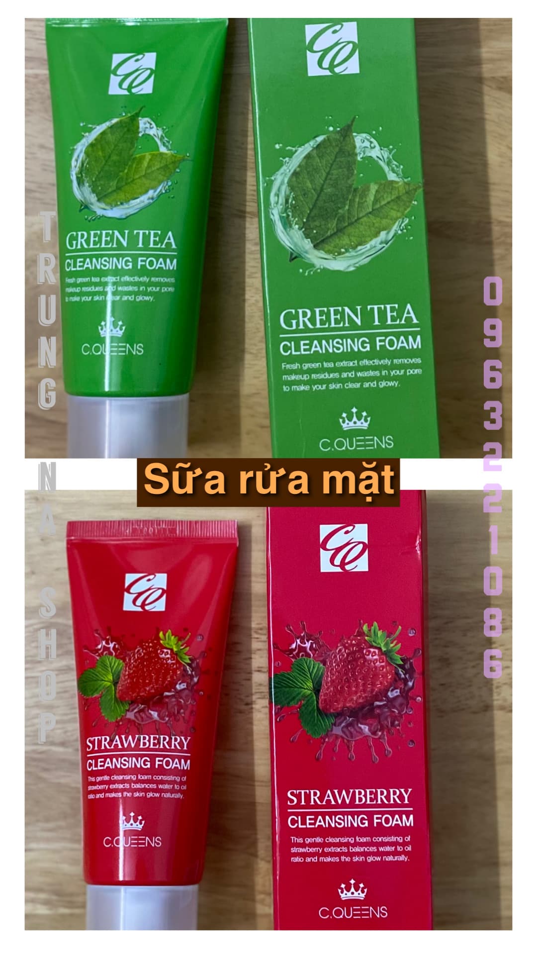 Sữa rửa mặt C.Queens Hàn Quốc