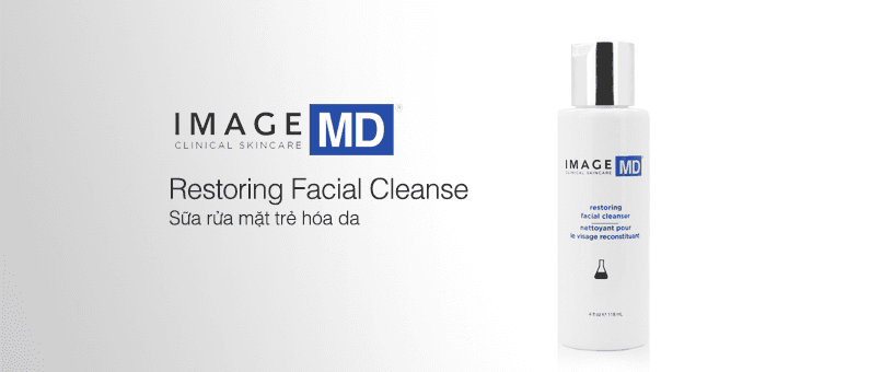 [HCM]Sữa rửa mặt trẻ hóa da IMAGE MD Restoring Facial Cleanser-118ml