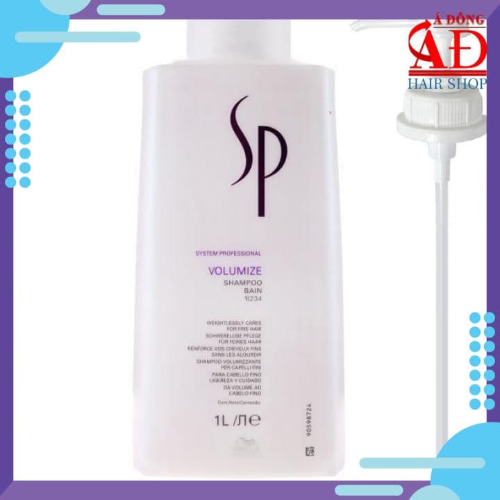 Dầu gội tạo độ phồng cho tóc Wella SP System Professional Volumize Shampoo 1000ml