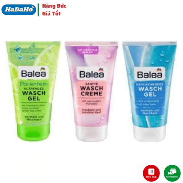 Sữa rửa mặt Balea Balea Gentle Wash Cream 150 ml dành cho da nhạy cảm và da khô 150ml