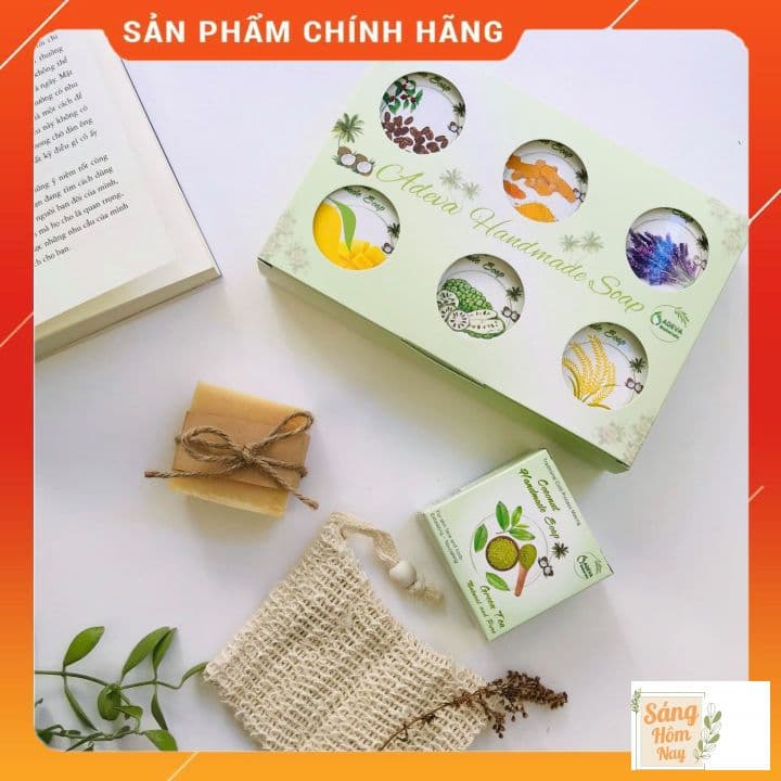 Xà bông Handmade dưỡng da - Set 6 - Adeva Naturals