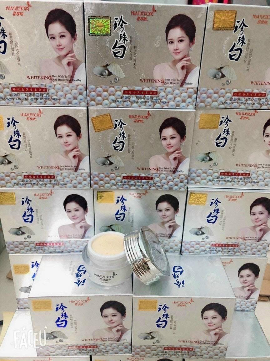 [HCM]Kem dưỡng trắng Huayuenong ngọc trai dành cho da nám tàn nhang