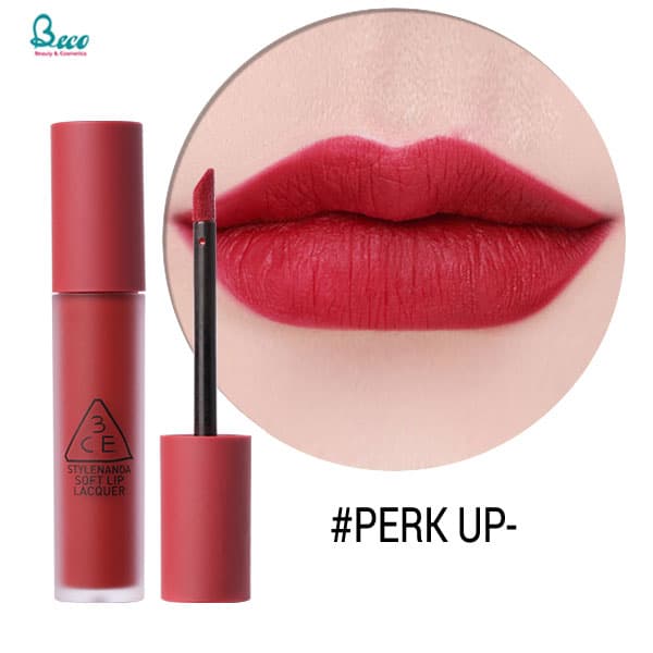 Son Kem 3CE Soft Lip Lacquer Hàn Quốc Màu Mới