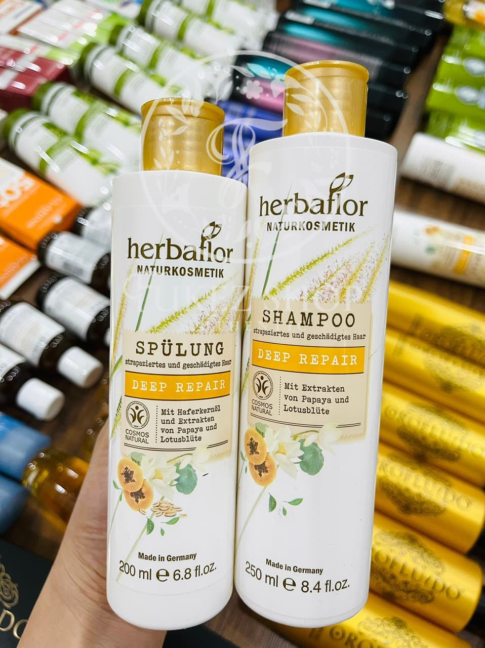 Cặp dầu gội xả dành cho tóc gàu Herbaflor 200ML - Bill Đức