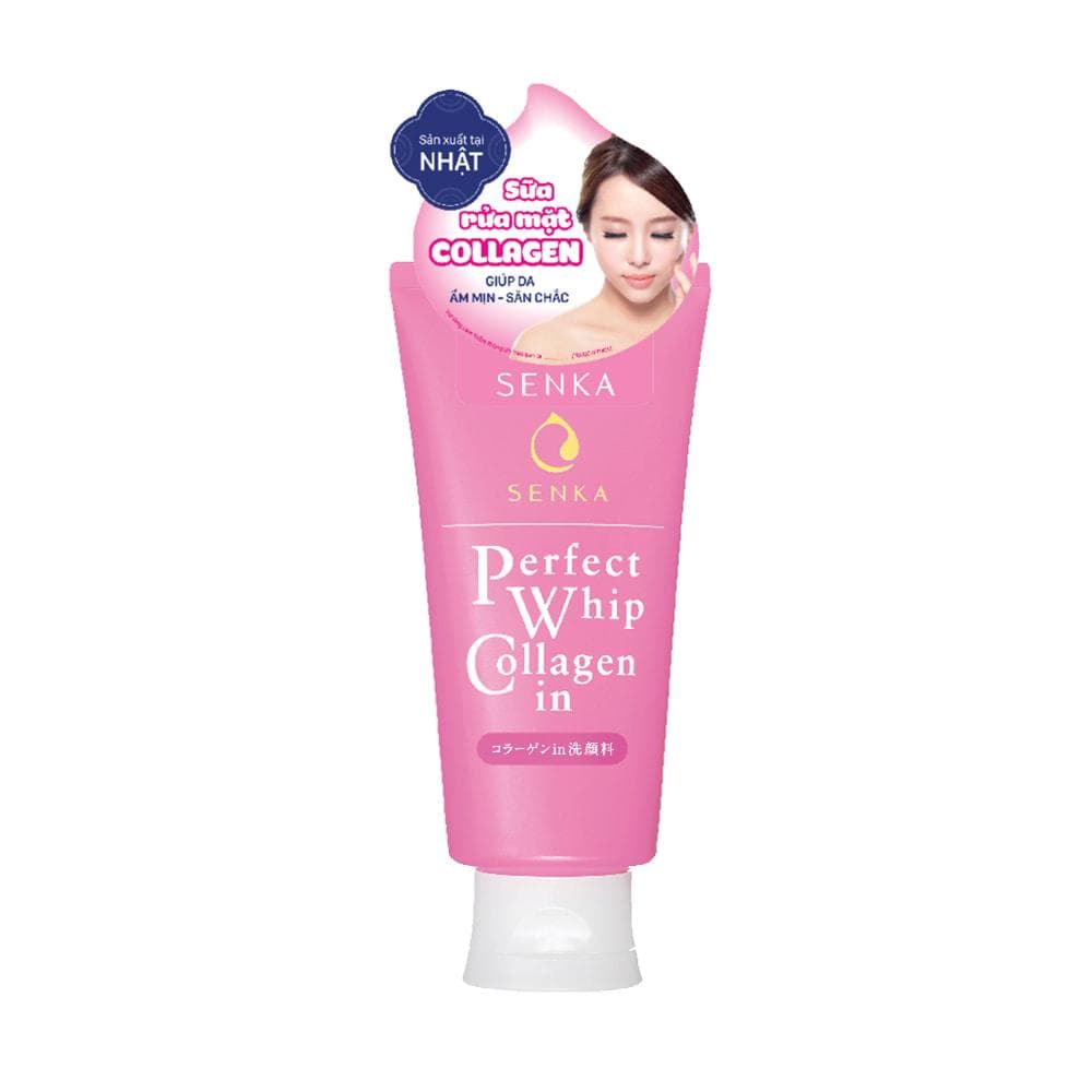 Sữa Rửa Mặt Senka Perfect Whip Collagen In – Mặt Chống Lão Hóa