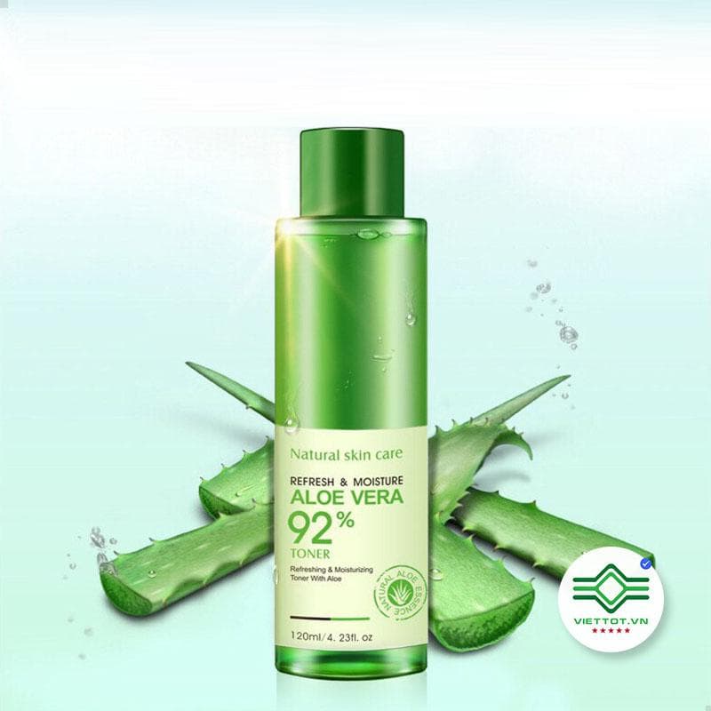 Nước hoa hồng chiết xuất từ lô hội Bioaqua Refresh & Moisture Aloe Vera Toner VT051