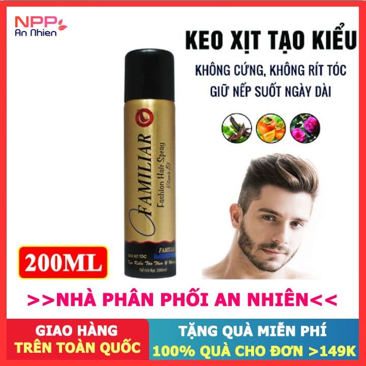 Keo Xịt Tóc Tạo Kiểu Familiar 200Ml- NPP AN NHIÊN
