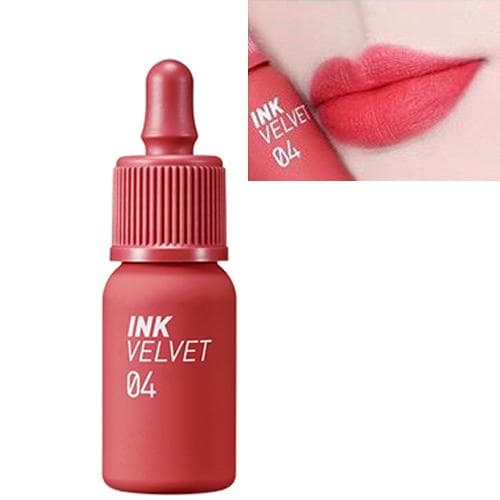 Son Kem Siêu Lì Siêu Mịn Peripera Ink The Velvet 4g [New 2019] No.4 Vitality Coral