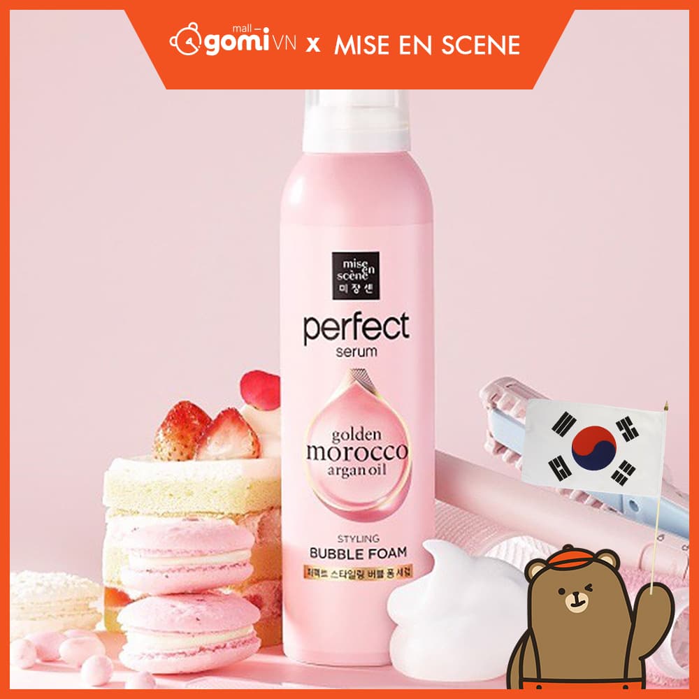 [HCM]Dưỡng Tóc Dạng Bọt Mise En Scene Perfect Bubble Foam Serum GomiMall