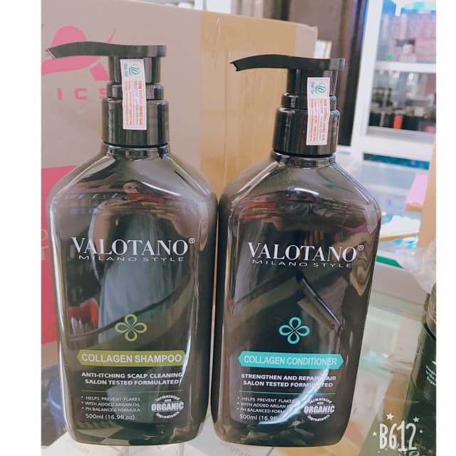 Cặp dầu gội xả VALOTANO 500ml x2