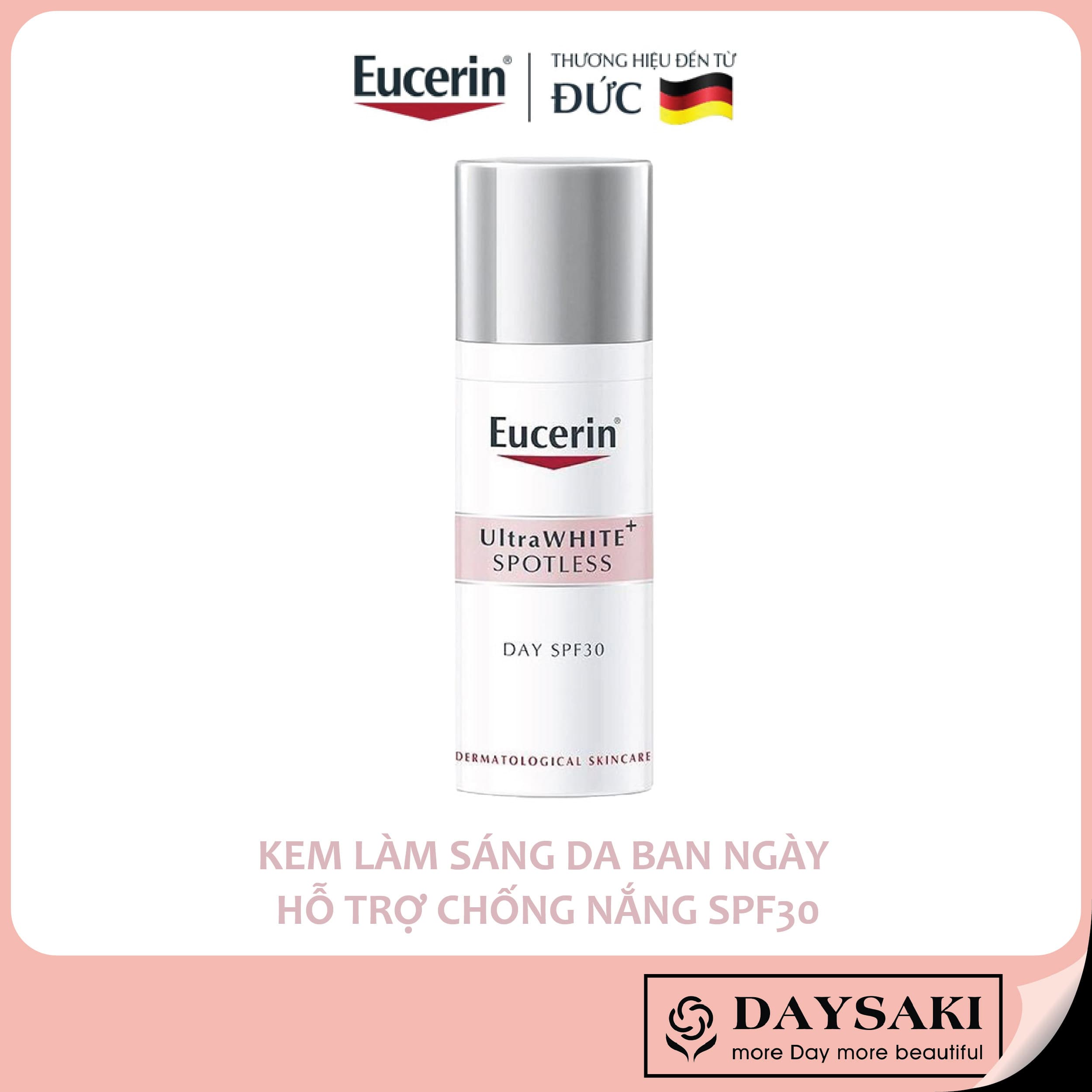 [HCM]Eucerin Kem Dưỡng Làm Sáng Da Ban Ngày ULTRA White Spotless Day SPF30 50ml