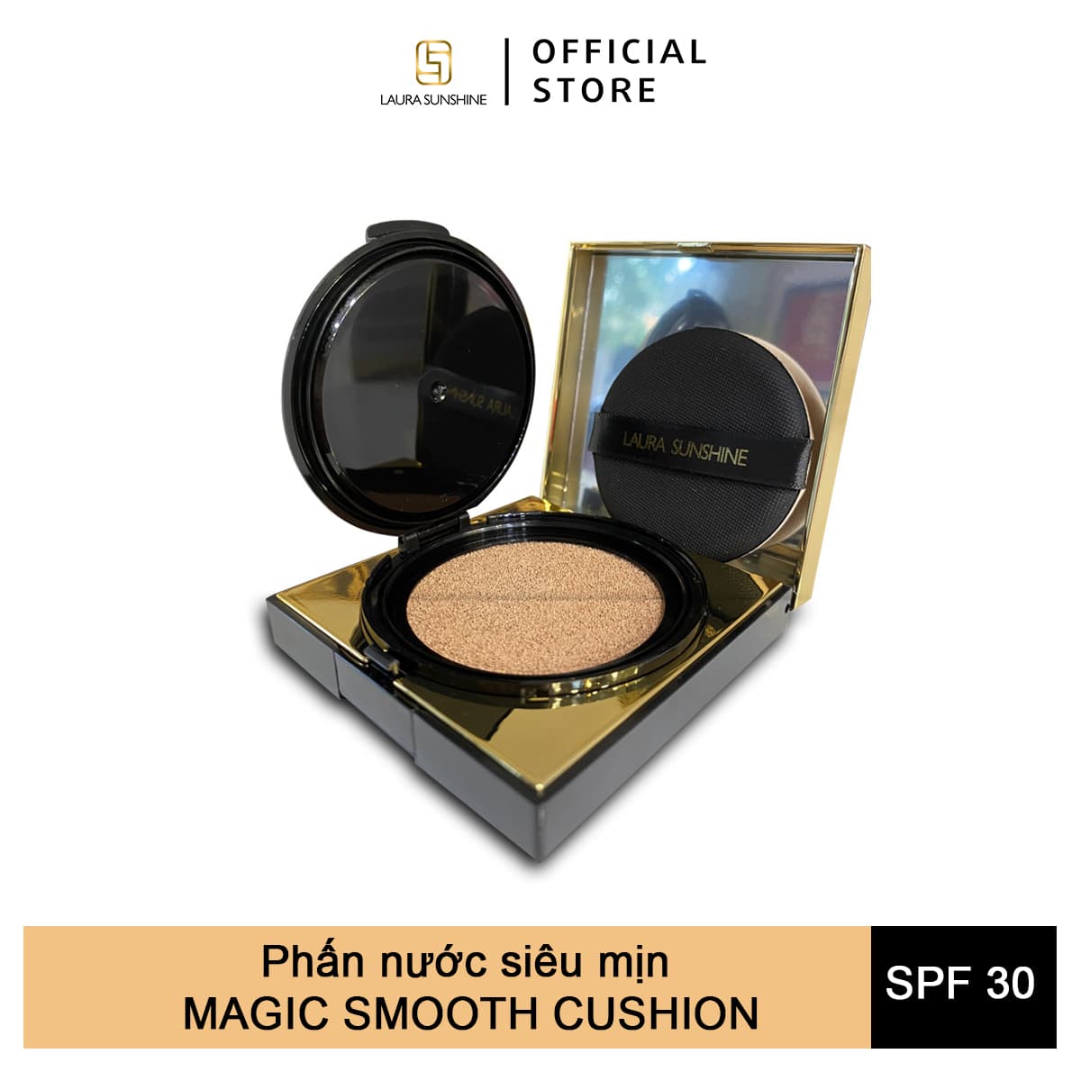 [HCM]Phấn nước che khuyết điểm  siêu mịn Laura Sunshine Magic Smooth Cushion Nhật Kim Anh SPF30