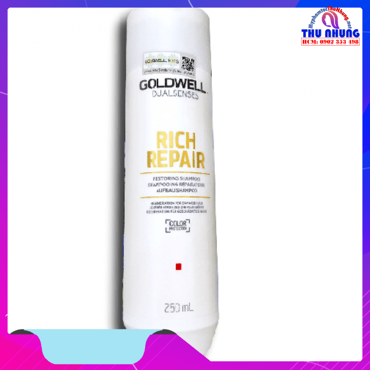 [HCM]Dầu Gội Phục Hồi Tóc Goldwell Dualsenses Rich Repair Shampoo 250ml