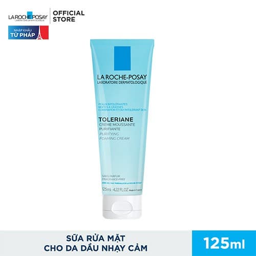 [HCM]Sữa Rửa Mặt Tạo Bọt Dành Cho Da Hỗn Hợp & Da Dầu Rất Nhạy Cảm La Roche-Posay Toleriane Foaming 50ml - 125ml