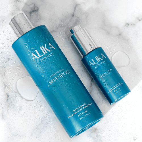 [Hiệu quả 100%] Combo dầu gội tinh chất Alika for men giúp giảm rụng tóc hỗ trợ tóc mọc dày dài và chắc khỏe hơn