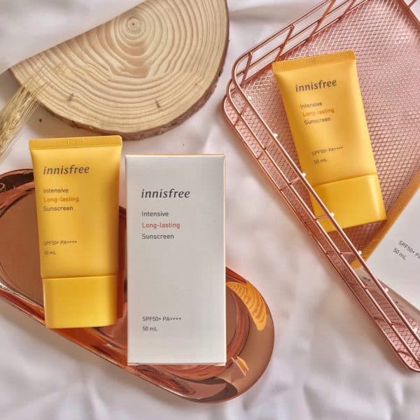 Kem chống nắng Innisfree Intensive Long-Lasting Sunscreen EX 50ml chống nắng dưỡng trắng chống nước - HONGS BEAUTY
